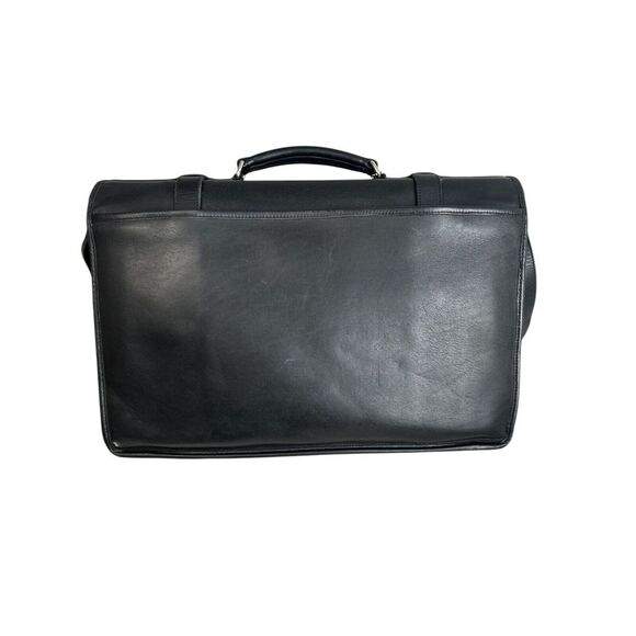 Vintage Coach Madison British Black Leather Briefcase Messenger Laptop Bag 5325 - Picture 3 of 16
